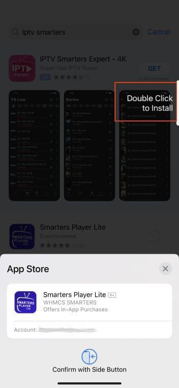 click install